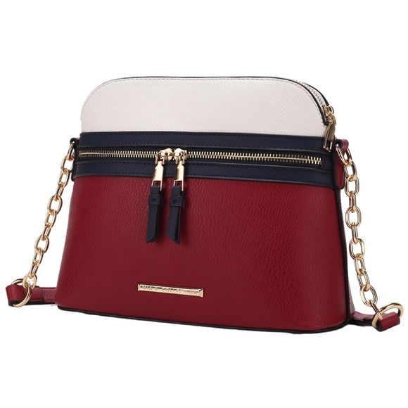 MKF COLLECTION • Wine Red Karelyn Crossbody Bag Purse - Picture 2 of 6